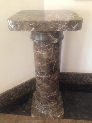 Emperador Marble Pedestal