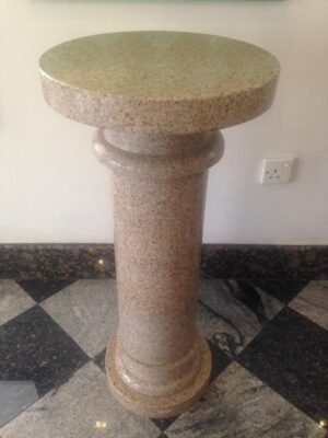 Misty Yellow Granite Pedestal